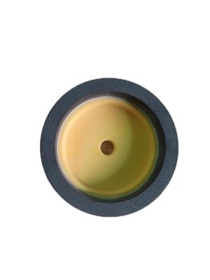 Roue de coupe Plateforme en plastique Roue de meulage en résine 130mm 240# Machine à double tranchant standard de meulage en verre mince