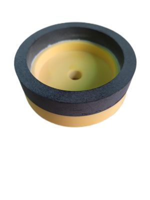 Roue de coupe Plateforme en plastique Roue de meulage en résine 130mm 240# Machine à double tranchant standard de meulage en verre mince