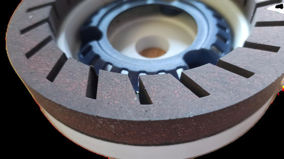 150 mm roue de résine haute netteté pour machine à béveler 240 Grit roue de tasse blanche brune