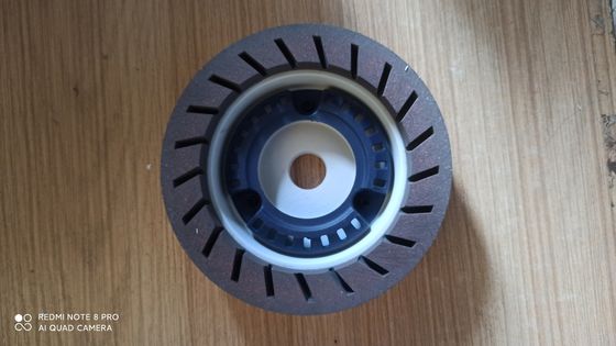 150 mm roue de résine haute netteté pour machine à béveler 240 Grit roue de tasse blanche brune