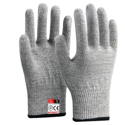 Gants en plastique noir adaptés aux applications à faible perméabilité