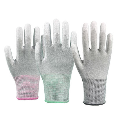 Gants en plastique noir adaptés aux applications à faible perméabilité