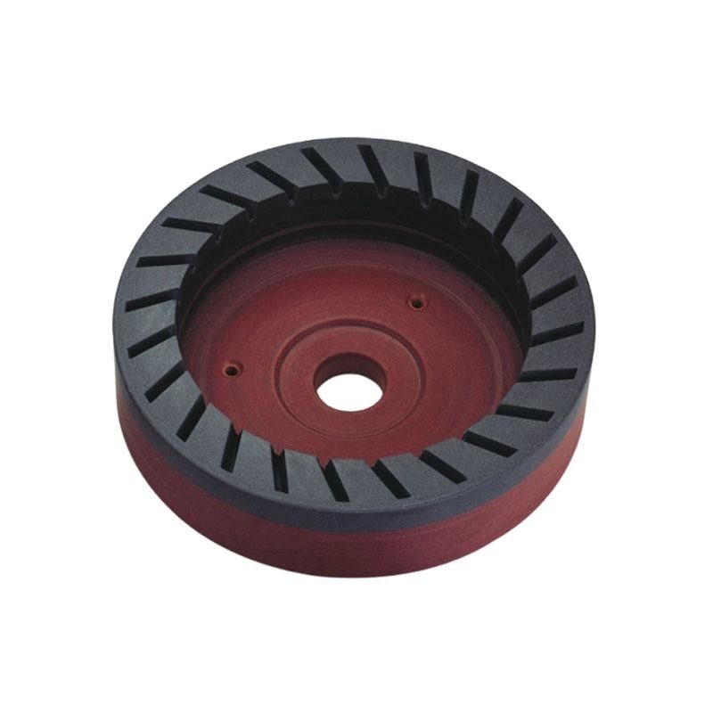 D150mm roue de résine dentée interne forme de bol roue de meulage en diamant continue pour machine à bordure de bistouri de verre