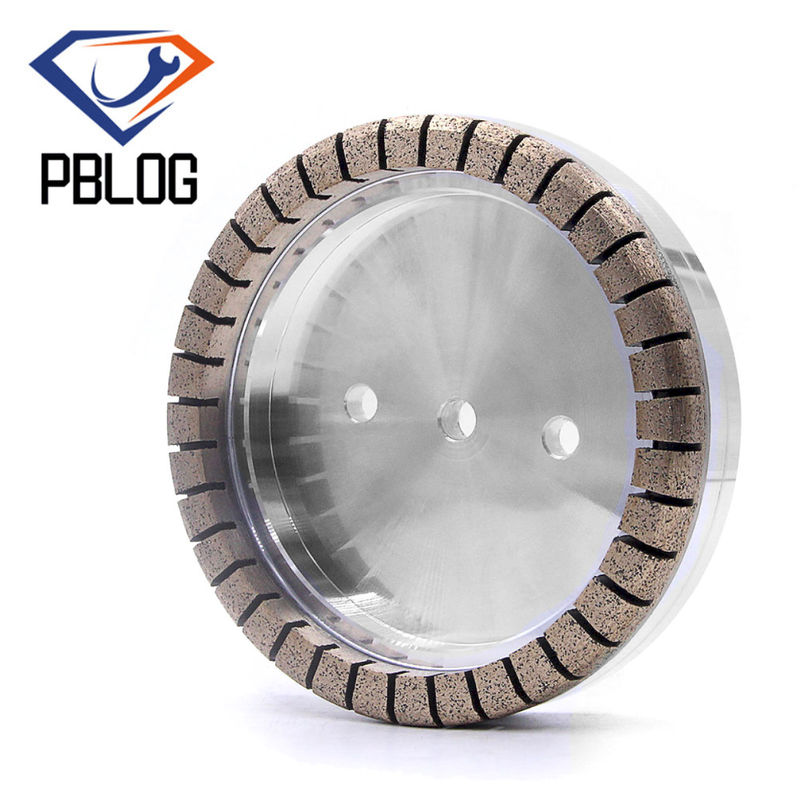 PBLOG Roue de meulage de diamants Machine de meulage de bords de verre Disque abrasif tranchant Forme de tasse en gros