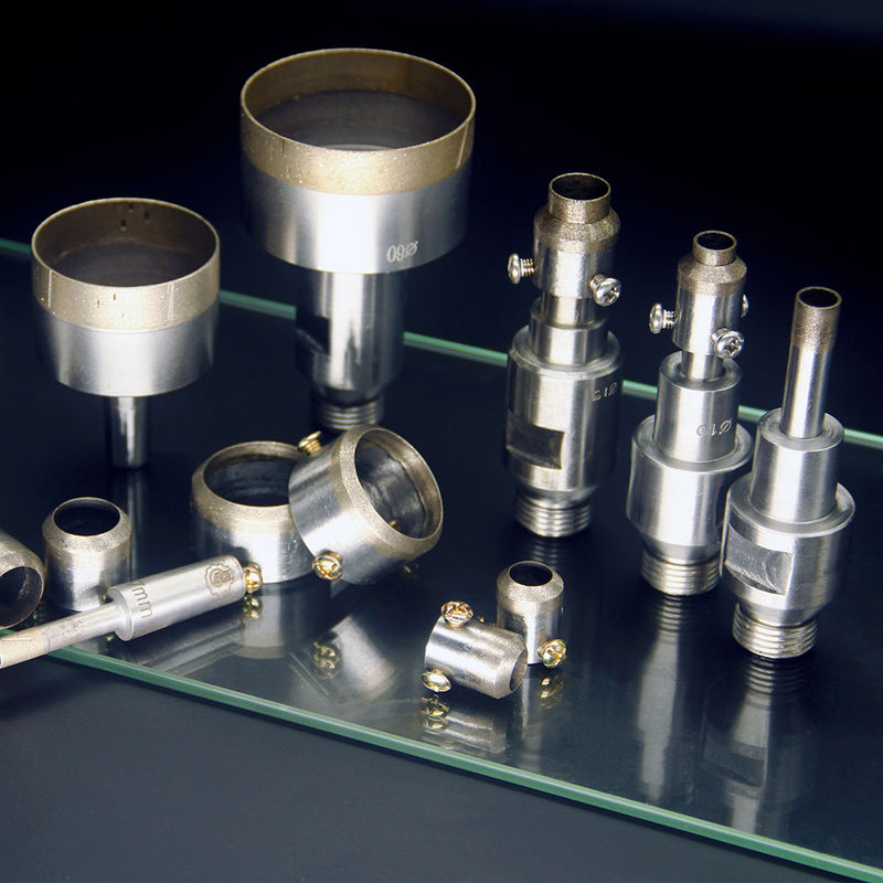 original et 100% neuf vitre diamant perçage avec contre-évier prix d'usine sur mesure