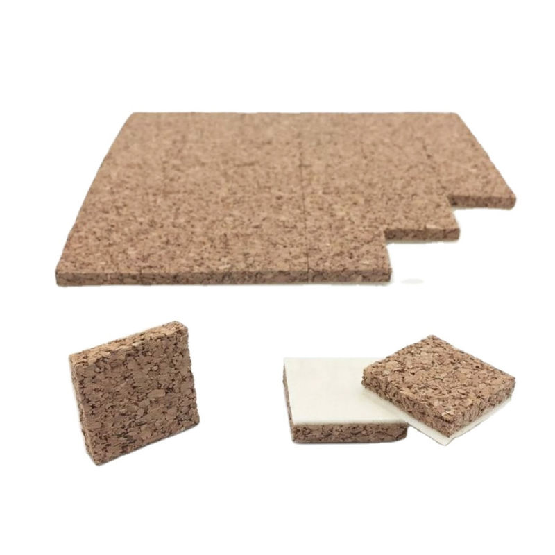 Protecteur de séparateur de verre Blocs de liège pour protection de verre Tapis de liège