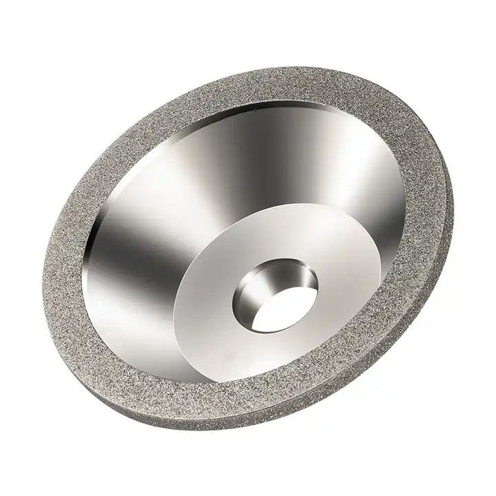 Le type cuvette a plaqué l'argent de Diamond Grinding Wheel Glass Edging