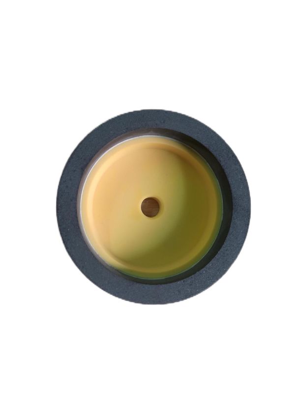 Roue de coupe Plateforme en plastique Roue de meulage en résine 130mm 240# Machine à double tranchant standard de meulage en verre mince